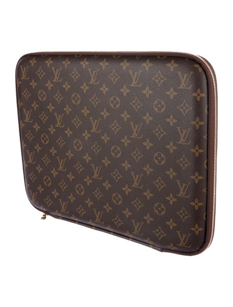 supreme louis vuitton macbook case|Louis Vuitton monogram laptop case.